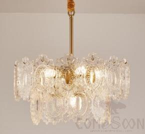 Palace Chandelier, Hardware+Glass, Φ40*H26Cm