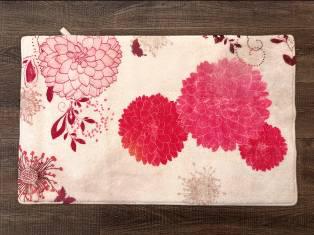 Imitation Cashmere Floor Mat-Hydrangea,Dacron,L45*W75cm