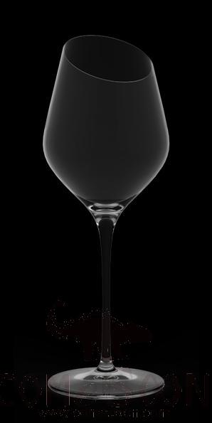 IRIS Series White Moon Slanted Mouth Wine Glass，350ml