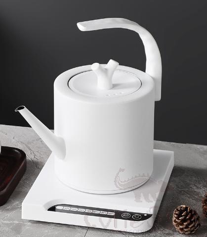 Electric Kettle, White, 20*26*21cm, 1L, 1KW, Smart Model