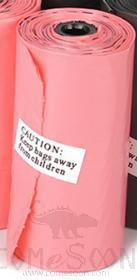 Light Pink Pet Waste Bag