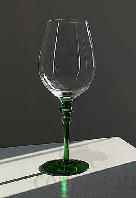 Wine Glass Green  D8*H20cm 330ml