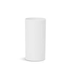 3315 Monochrome Mouth Cup-White,PP,6.5*6.5*13cm