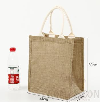 Jute Sling Bag, Burlap, 25*30*15cm
