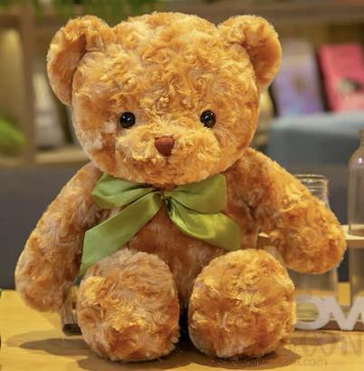 Brown Bow Tie Teddy Bear, 100cm