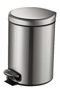 Pedal Bin-3L，410 stainless steel , Dustbins