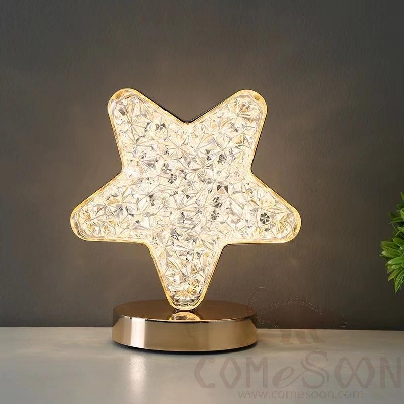 Star Lamp, Iron+Acrylic, 16.5*17.5*10Cm
