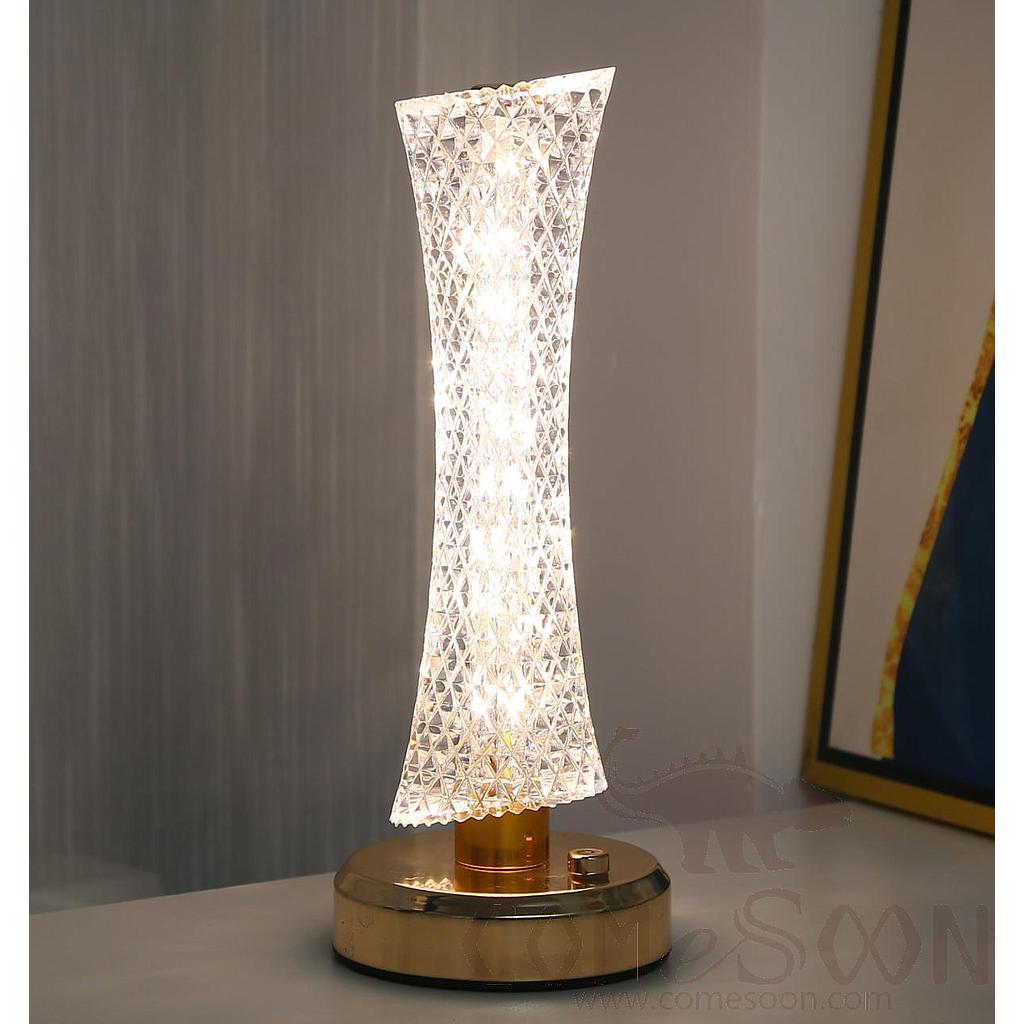 Small Waist Table Lamp, Iron + Acrylic, 9*23.5Cm