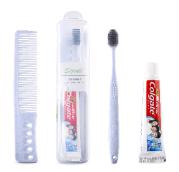 Toiletries Set(New)-Toothbrush, Comb, 40G Colgate Toothpaste