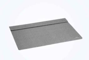 Desk Mat,PU,450*330/65mm   grey collection
