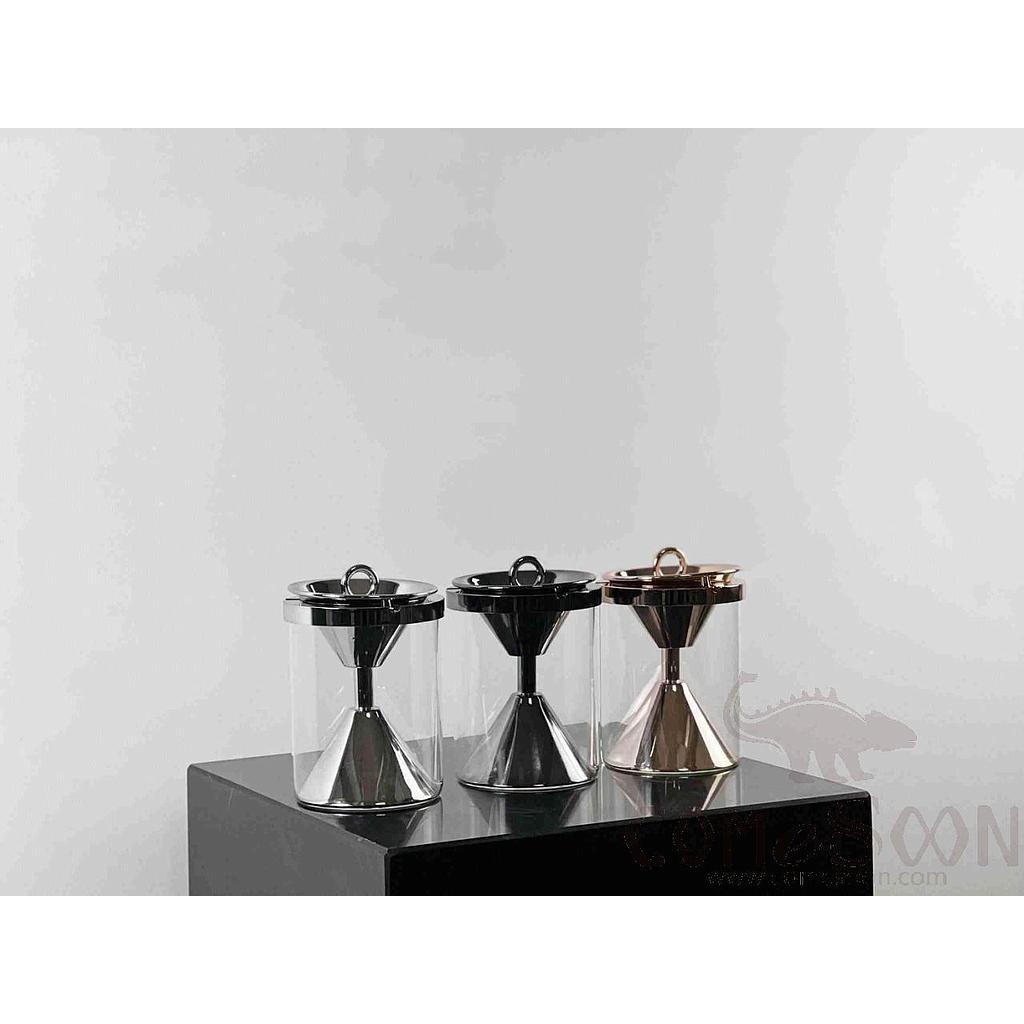 Hourglass Ashtray Ashtray，Glass，L110*W110*H140mm