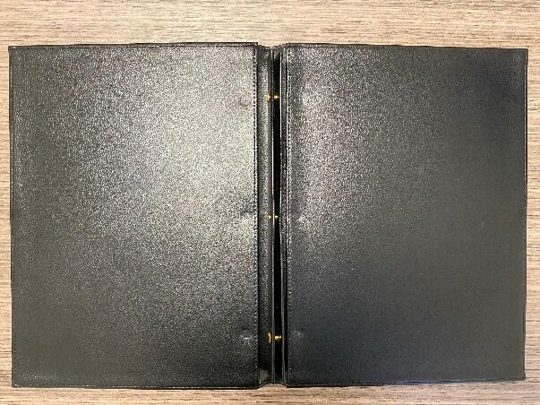 Leather Folder With Logo, Head Layer Cowhide, 240 * 320 * 30 mm