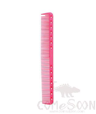 Comb For Haircut, Plastic, Rose, 18.5*2.5cm