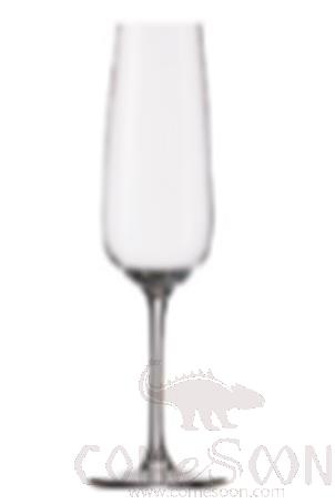 LESTEL 214ml Crystal Flute Champagne Glass, Crystal Glass, 222 * 65 * 43mm
