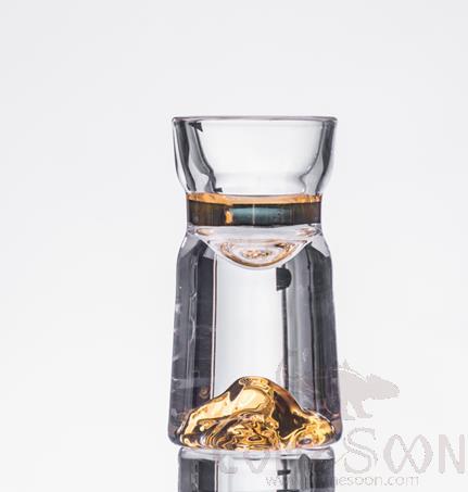BAER Gold Bottom Small Wine Glass, 6ml, Caliber: 2.9cm Base: 3.1cm Height: 5.9cm