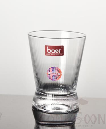 BAER Crystal Straight Ribbed Mouth Glass, 230ml, Height: 9.8cm
Maximum Diameter: 7.7cm

