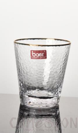 BAER Hammered Lowball Mug, 365ml, Height: 10.6cm Diameter: 8.7cm