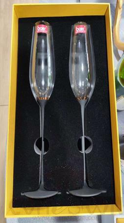BAER Black Gold Gift Box Champagne Glass, 225ml, H26.5cm