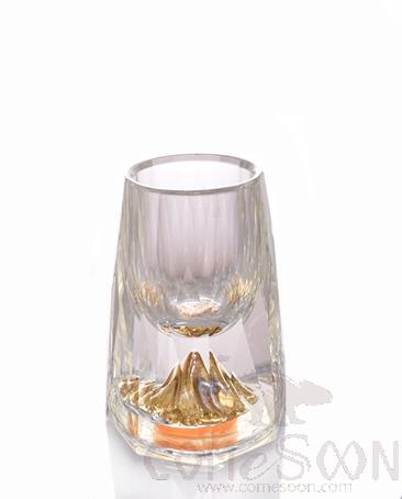 BAER Machine-Worn Gold Cup, 15ml, Height 5cm, Diameter 3.3cm