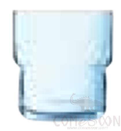 ARC Rogue Gel Classic Mug 220ml, Ice Blue, Tempered Glass, H79mm D73mm