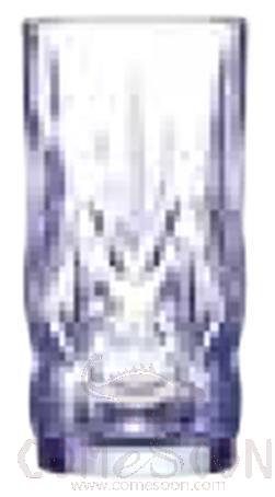 ARC Nancy Nautilus Seawave Mug 350ml Purple, Tempered Glass, H145mm D74mm