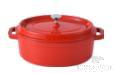 Oval Pot, Rose Red, D21 * W13.5 * H7.5cm