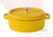 Oval Pot, Yellow, D27*W21*H10cm