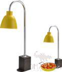 Wood Grain Square Yellow Steel Marquise Warmer, 220V/250W, 420x205x925mm