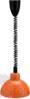 Three-Layer Steel Telescopic Red Steel Insulation Chandelier (Straight Line), 220V/250W, φ260x215mm