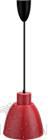 Three-Layer Steel Red Marble Telescopic Thermal Insulation Chandelier (Straight Line), 220V/250W, φ205x215mm