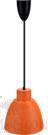 Three-Layer Steel Orange Marble Telescopic Insulation Chandelier (Straight Line), 220V/250W, φ205x215mm