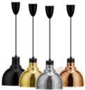 Stainless Steel Semi-Circular Telescopic Insulated Chandelier (Sprayed Black Straight Line), 220V/250W, φ240x270mm