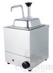 Electrically Heated Stainless Steel Sauce Pump, 2L, 200x220x375mm