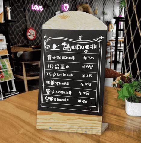 L-Shaped Blackboard, 18*32cm