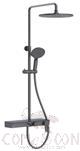 Shower, Top Spray Spray Shower: 10 Inch Top Spray, Hand Shower: 4 Inches 3 Functions