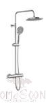 Shower, Spray Shower Shower: 9 Inch Top Spray, Hand Shower: 4 Inches 3 Functions