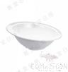 9&quot; Wide Rim Angled Bowl, White, MF, 228.6*82.6mm