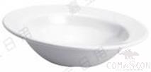 4.75&quot; Round Plate, White, MF, 120*24.6mm