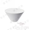 6.3&quot; Internal And External Threaded Bowl, White, MF, 160.3*87mm