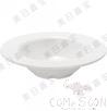 7.3&quot; Straw Hat Bowl, White, MF, 185*185*42mm