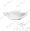 10&quot; Shaped Bowl, White, MF, 257.1*202.4*59.4mm