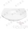 4.1&quot; Threaded Square Plate, White, MF, 105*105*27mm
