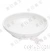 6.1&quot; Threaded Round Bowl, White, MF, 156*156*37mm