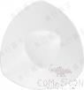 11&quot; Heart Bowl, White, MF, 280*275*62.7mm