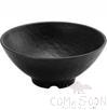 9&quot; Stone Pattern Bowl, Matte Black, MF, 228*228*95mm