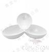 11″ Three-Frame Flying Saucer, White, MF, 279*254*52mm
