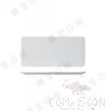 12″ Rectangular Plate, White, MF, 298*137*14mm