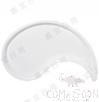 7.5″ Plate (Can Be Used In Combination), White, MF, 192.3*124.2*25.7mm