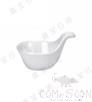 4.7&quot; Condiment Bowl With Handle, Green Grass, MF, 119*87*65mm