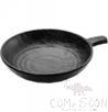 7.3&quot; Bowl With Stone Handle, Matte Black, MF, 185*150*35mm
